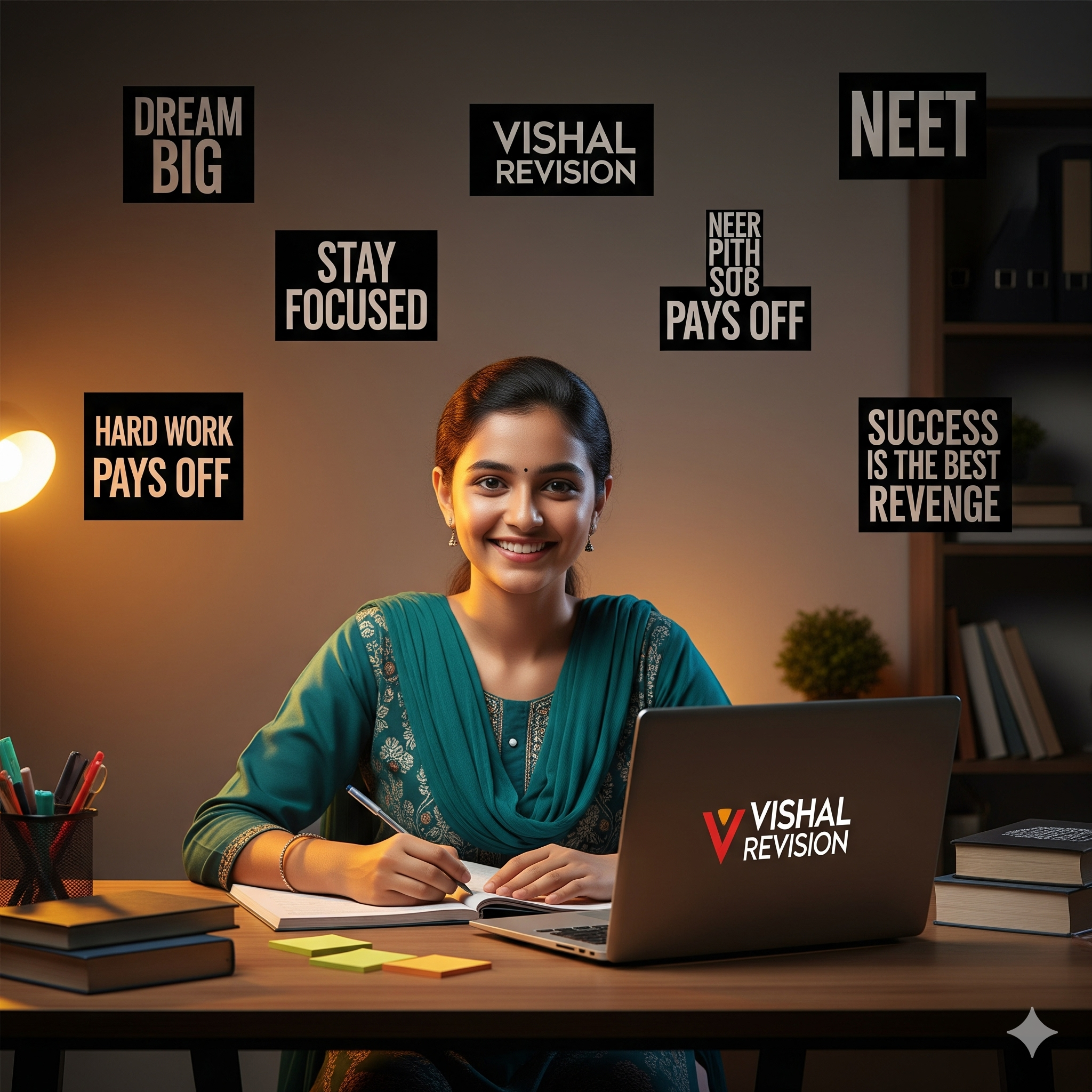 Teacher explaining on a blackboard